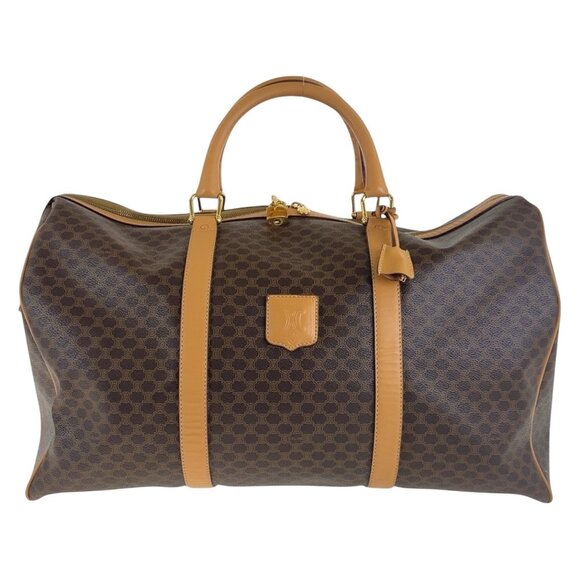CELINE Vintage Brown Boston Bag - Picture 1 of 10
